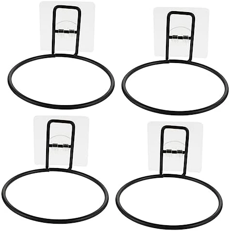 POPETPOP 3pcs Bowl Holder Bird Accessories Wall Mounted Planters Wall Mounted Clothing Rack Wall Mounted Planter Ring Wall Mounted Hooks Flower Pot Ring Bracket Cat Feeding Shelf Pet Supply - Image 7