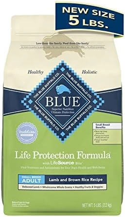 Blue Buffalo Life Protection Formula Natural Adult Small Breed Dry Dog Food, Chicken And Brown Rice 5-lb Trial Size Bag - Image 6