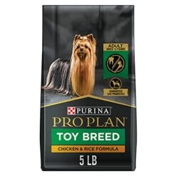 Purina Pro Plan Toy Breed Dog Food With Probiotics For Dogs, Chicken & Rice Formula - 5 Lb. Bag