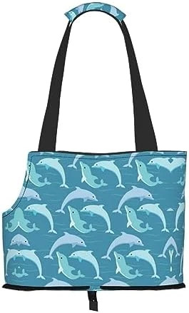Mqgmz Skull Background Print Pet Carrier Tote Bag With Pocket Safety - Amazing Design - Image 14