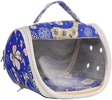 Cat Carrier Guinea Pig Travel Bag, Hamster Bed, Portable Hamster Breathable Bag, Travel Tote Bag Pet Carrier (Color : Brass) - Image 6