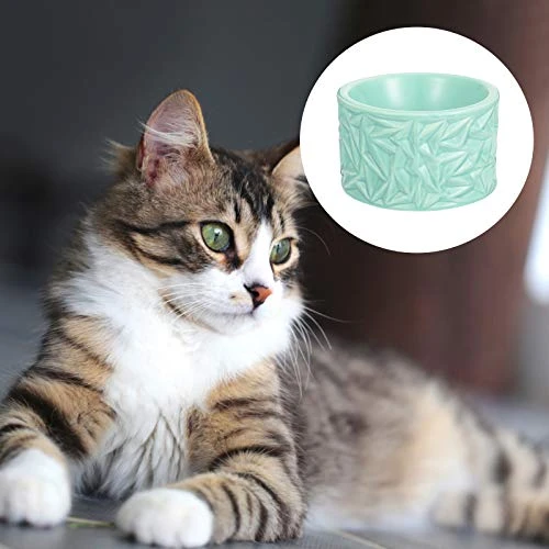 Pet Bowl Neck Protection Pet Feeder Ceramic Cat Bowl Cat Food Bowl Anti- Skid Feeder - Image 6