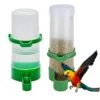 ACULIP Cat Feeder Cat Food Bowl, Bird Water Drinker Feeder Automatic Drinking Fountain Pet Parrot Cage Bottle Drinking Cup Bowls Pet Bird