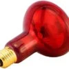 BONGBADA 6 Pack Heat Lamp Bulb R95 125 Watt Full Red Infrared Glass Lamp Bulb For Food Service, Brooder Bulb,Chicks, Pet, Bathroom,Light Therapy,Reptiles And Amphibian Use E26 Base