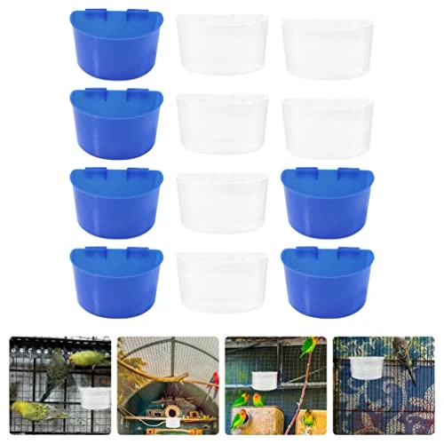 NOGRAX Bird Feed Auto Feeder 12pcs Bird Feeder Pigeon Feeding Bird Foods Dispenser Dove Cage Water Container Pigeon Feeder Slot For Home Garden Rabbit Food Bowl Feeder - Image 2