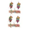 Iplusmile 6 Pcs Parrot Chew Toy Parakeet Chew Toys For Puppies Small Bird Toys Cockatiel Toys Parrot Toys For Large Birds Chewing Toys Bird Chewing Toys Bird Cage Pendant Parakeet Swing Food