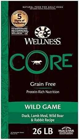 Wellness CORE Grain-Free High-Protein Dry Dog Food, Natural Ingredients, Made In USA With Real Meat, All Breeds, For Adult Dogs (Original Turkey & Chicken, 4-Pound Bag) - Image 6
