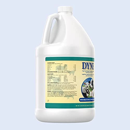 PetAg Dyne High-Calorie Liquid Nutritional Supplement For Livestock - Provides Energy And Extra Nutrition - Contains Soybean Oil & Vitamins - 128 Fl Oz (1 Gal) - Image 2