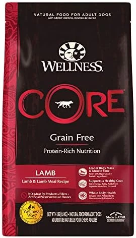 Wellness CORE Grain-Free High-Protein Dry Dog Food, Natural Ingredients, Made In USA With Real Meat, All Breeds, For Adult Dogs (Original Turkey & Chicken, 4-Pound Bag) - Image 14