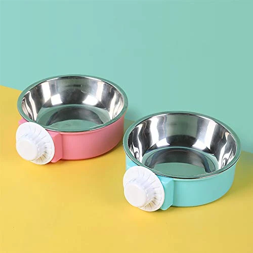 Small Dog Bowl For Cage Bird Bowl Cat Bowl For Cage Stainless Steel - 2 PCS - Image 4