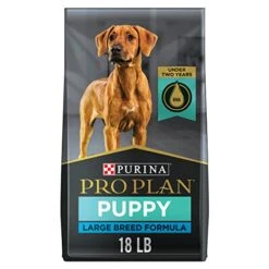 Purina Pro Plan Large Breed Dry Puppy Food, Chicken And Rice Formula - 18 Lb. Bag