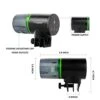 FREESEA Aquarium Automatic Fish Feeder: Vacation Timer Feeder For Fish Tank Electric Adjustable Auto Fish Food Dispenser 0.05 Gal & Two Fixed Methods