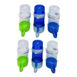 POPETPOP 6pcs Automatic Drinking Fountain Hydro Jug Water Bottle Small Animal Water Bottle Parakeet Feeder Parrot Water Dispenser Elevated Dog Bowls Small Animal Water Container Bird Feeder