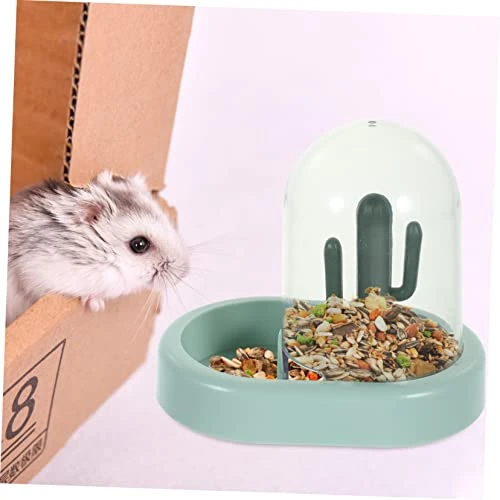 Balacoo Hamster Bath Sand 3pcs Hamster Feeder Hamster Bath Sand Pet Automatic Feeder Hamster Feeder Bowl Food Feeder For Hamster Hedgehog Feeder Abs Hamster Accessories - Image 4