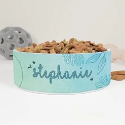 GENERIC Pet Bowl Cat Bowls Custom Name, Bowl With Name, Custom Ceramic Dog Cat Pet Bowls Available In Two Sizes
