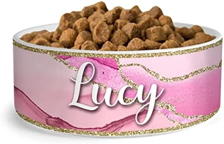 GENERIC Personalized Dog Bowl, Customized Food And Water Dish For Puppy, Cats, Rabbit, Custom Dog’s Name Gift For Small, Medium, Large Dogs, Print Both Sides, Microwave And Dishwasher Safe (Green) - Image 14