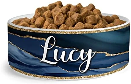 GENERIC Personalized Dog Bowl, Customized Food And Water Dish For Puppy, Cats, Rabbit, Custom Dog’s Name Gift For Small, Medium, Large Dogs, Print Both Sides, Microwave And Dishwasher Safe (Green) - Image 9