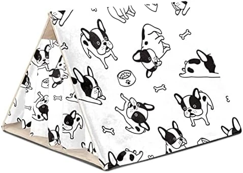 Y-DSIWX Guinea Pig Hideout House Bed, Fast Food Hot Dog Pattern Green Rabbit Cave, Squirrel Chinchilla Hamster Hedgehog Nest Cage - Image 6