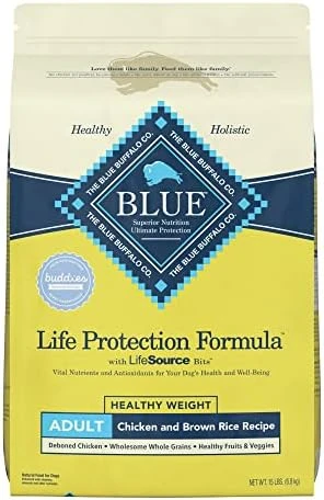 Blue Buffalo Dog Food, Life Protection Formula, Natural Chicken & Brown Rice Flavor, Adult Dry Dog Food, 34 Lb Bag - Image 13