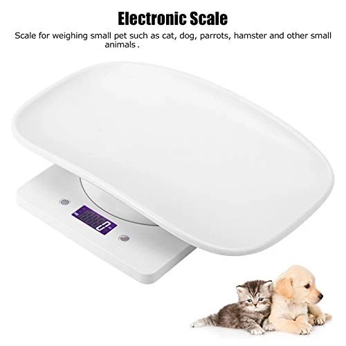 MOUMOUTEN 1G~10 Kg Digital Electronic Scale, ABS White Black Light Display Electronic Weight Scale Digital Scale For Puppy Cat Rabbit Tortoise Piglet Animals - Image 2