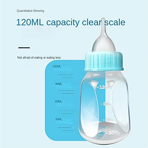 AACARB Cat Water Dispenser, 1 Pcs Feeding Bottle Pet Puppy Kitten Silicone Feeder 120ml Dog Cat Nursing With Cleaning Brush (Color : 2) - Image 5
