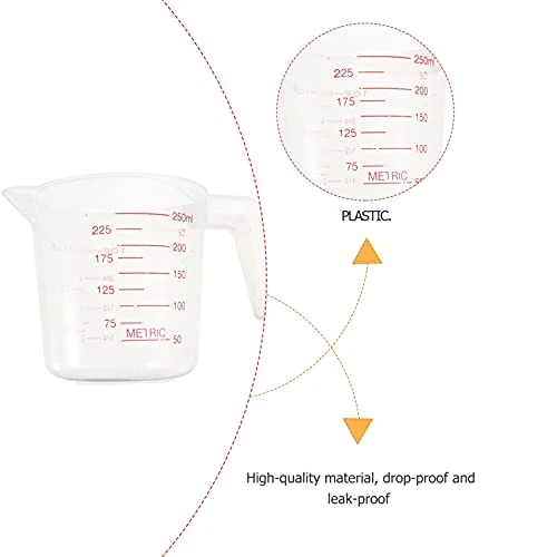 6 Pcs Free And With Cups Nursery Cooking Plastic Food Kitchen Scoop Graduation Handle Scale Cats Dogs For Feeder Baking Cup Use Birds Parrot Milk Pet Jug Bpa Feeding Clear Kettle - Image 6