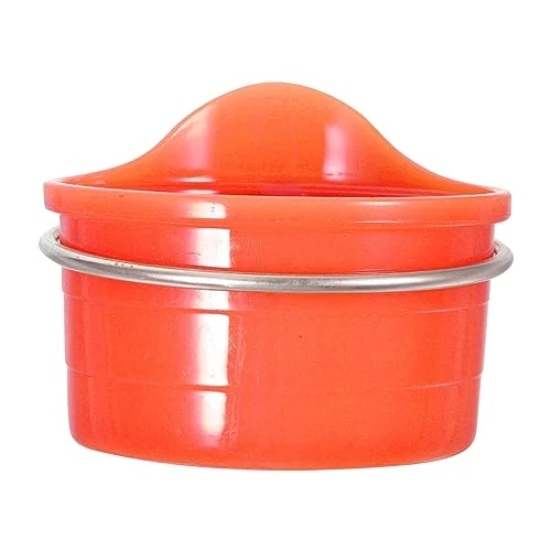 GANAZONO 2Pcs Bird Feeding Cups Hanging Parrot Pet Food Water Bowls Dish Hanging Pet Crate Bowl Coop Cup For Dog Cat Bird Small Animals