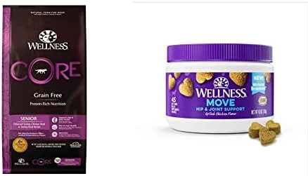 Wellness CORE Grain-Free Senior Dry Dog Food, Made In USA With Real Turkey And Natural Ingredients, With Nutrients For Immune, Joint, Skin & Coat Support, 24-Pound Bag - Image 9