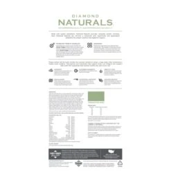 Diamond Naturals Large Breed Adult Dry Dog Food Lamb Meal And Rice Formula With Protein From Real Lamb, Probiotics And Essential Nutrients To Support Balanced And Overall Health In Adult Dogs 40lb