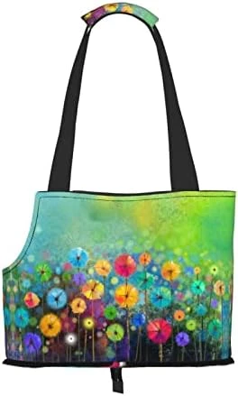 Mqgmz Skull Background Print Pet Carrier Tote Bag With Pocket Safety - Amazing Design - Image 13