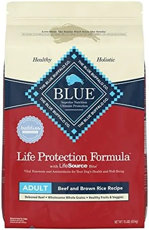 Blue Buffalo Dog Food, Life Protection Formula, Natural Chicken & Brown Rice Flavor, Adult Dry Dog Food, 34 Lb Bag - Image 11
