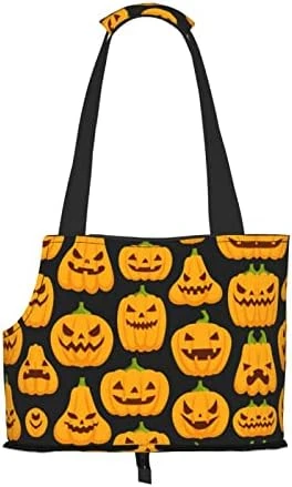 Mqgmz Skull Background Print Pet Carrier Tote Bag With Pocket Safety - Amazing Design - Image 11