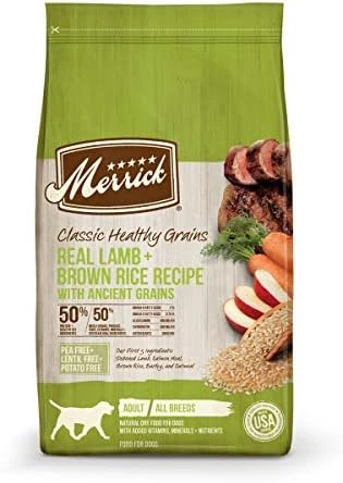 Merrick Classic Healthy Grains Dry Dog Food Real Beef & Brown Rice Recipe With Ancient Grains, Offer - 33 Lb. Bag - Image 13