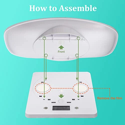 Digital Mini Pet Scale, Small Animal Weight Scale, Portable LCD Electronic Weighing Scale With Tray(Max. 22 Lbs), Multifunction Kitchen Scale For Food/Puppy/Kitten/Lizard/Hamster/Tortoise/Whelping - Image 4