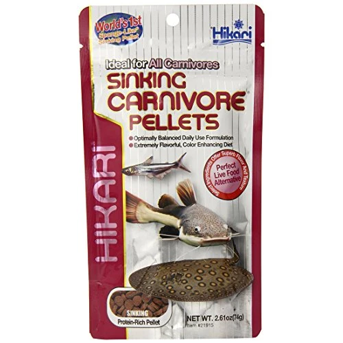 Hikari Sinking Carnivore Pellets For Pets, 2.61-Ounce 2 Pack By HIKARI