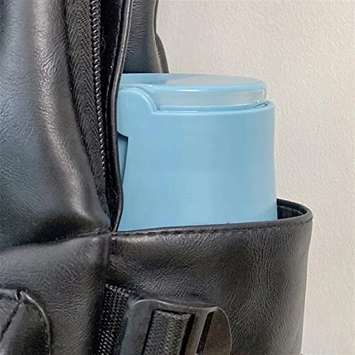 AACARB Cat Water Dispenser, Foldable Dog Water Bottle Leak Proof For Walking Hiking Travel Outdoor Walking White/Blue Outdoor Walking (Color : White) - Image 4