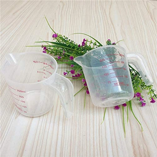 6 Pcs Free And With Cups Nursery Cooking Plastic Food Kitchen Scoop Graduation Handle Scale Cats Dogs For Feeder Baking Cup Use Birds Parrot Milk Pet Jug Bpa Feeding Clear Kettle - Image 7