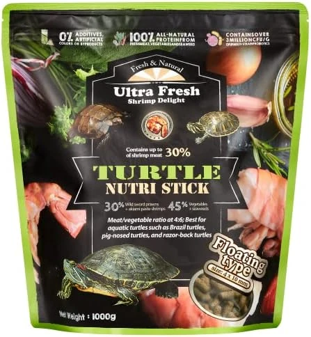 Ultra Fresh - Turtle Nutri Stick, Wild Sword Prawn, Calcium & Vitamin D Enriched Aquatic Turtle Food With Probiotics For Picky Turtles, Made From All Natural Ingredients 13.4 Oz - Image 8