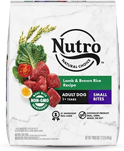 NUTRO NATURAL CHOICE Small Bites Adult Dry Dog Food, Chicken & Brown Rice Recipe Dog Kibble, 30 Lb. Bag - Image 9