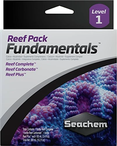 Seachem Reef Fundementals (Box Of 3 100ml Different Items), 116133500