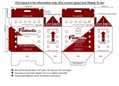 FeatherEx 3 Pack Premier Shipping Boxes - Image 6