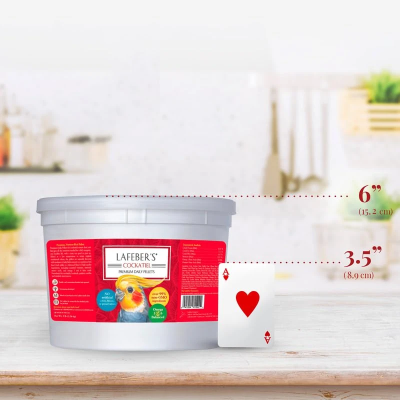 LAFEBER'S Premium Daily Diet Pellets Pet Bird Food, Made With Non-GMO And Human-Grade Ingredients, For Cockatiels, 5 Lb - Image 5