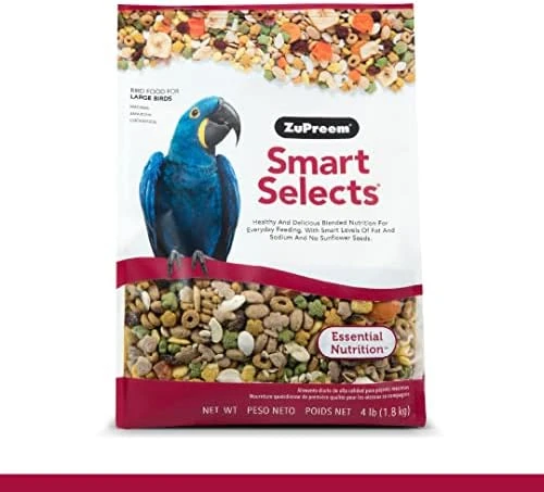 ZuPreem Smart Selects Bird Food For Large Birds, 4 Lb - Everyday Feeding For Amazons, Macaws, Cockatoos - Image 5