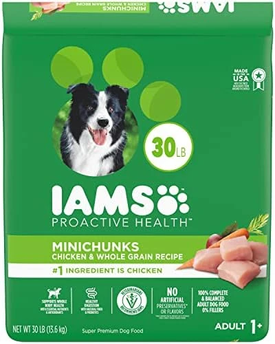 IAMS Adult Minichunks Small Kibble High Protein Dry Dog Food With Real Chicken, 40 Lb. Bag - Image 10
