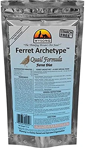 Wysong 858053 Ferret Archetype Quail Formula - Raw Ferret Food - 7.5 Ounce Bag - Image 5