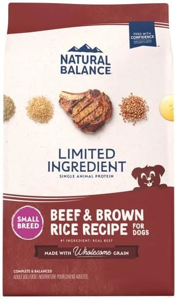 Natural Balance Limited Ingredient Small-Breed Adult Dry Dog Food With Healthy Grains, Lamb & Brown Rice Recipe, 12 Pound (Pack Of 1) - Image 7