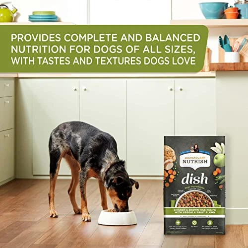 Rachael Ray Nutrish Dish Premium Dry Dog Food, Chicken & Brown Rice Recipe With Veggies & Fruit, 23 Pound Bag - Image 5