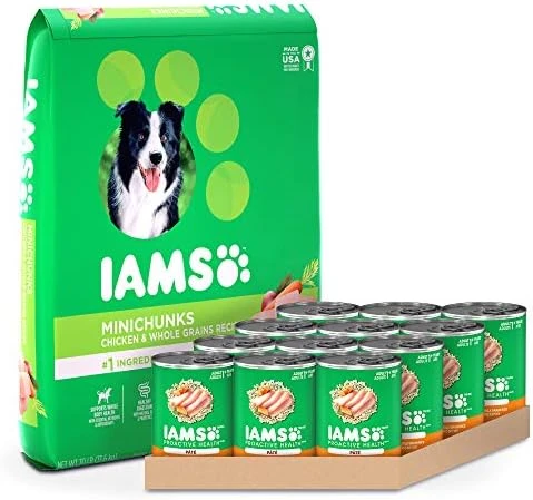 IAMS Adult Minichunks Small Kibble High Protein Dry Dog Food With Real Chicken, 40 Lb. Bag - Image 9