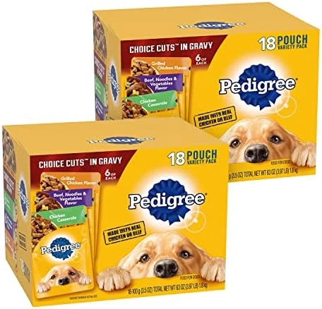 Pedigree Choice Cuts In Gravy Adult Wet Dog Food Variety Packs, 3.5 Ounce - 18 Count (Pack Of 2) - Image 13
