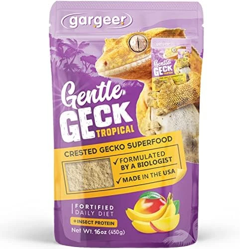 Gargeer 2oz Complete Crested Gecko Food Diet. Premium Mix, Ready To Use Freshly Made Powder. Unique Formula, Developed & Made In The USA. Enjoy! (Tropical + Insects Protein) - Image 6